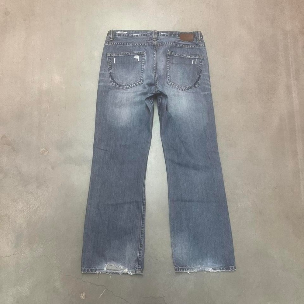 Y2K Converse One Star low bootcut jeans skater grunge vintage 34